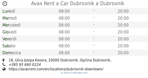 avax rent a car dubrovnik reviews